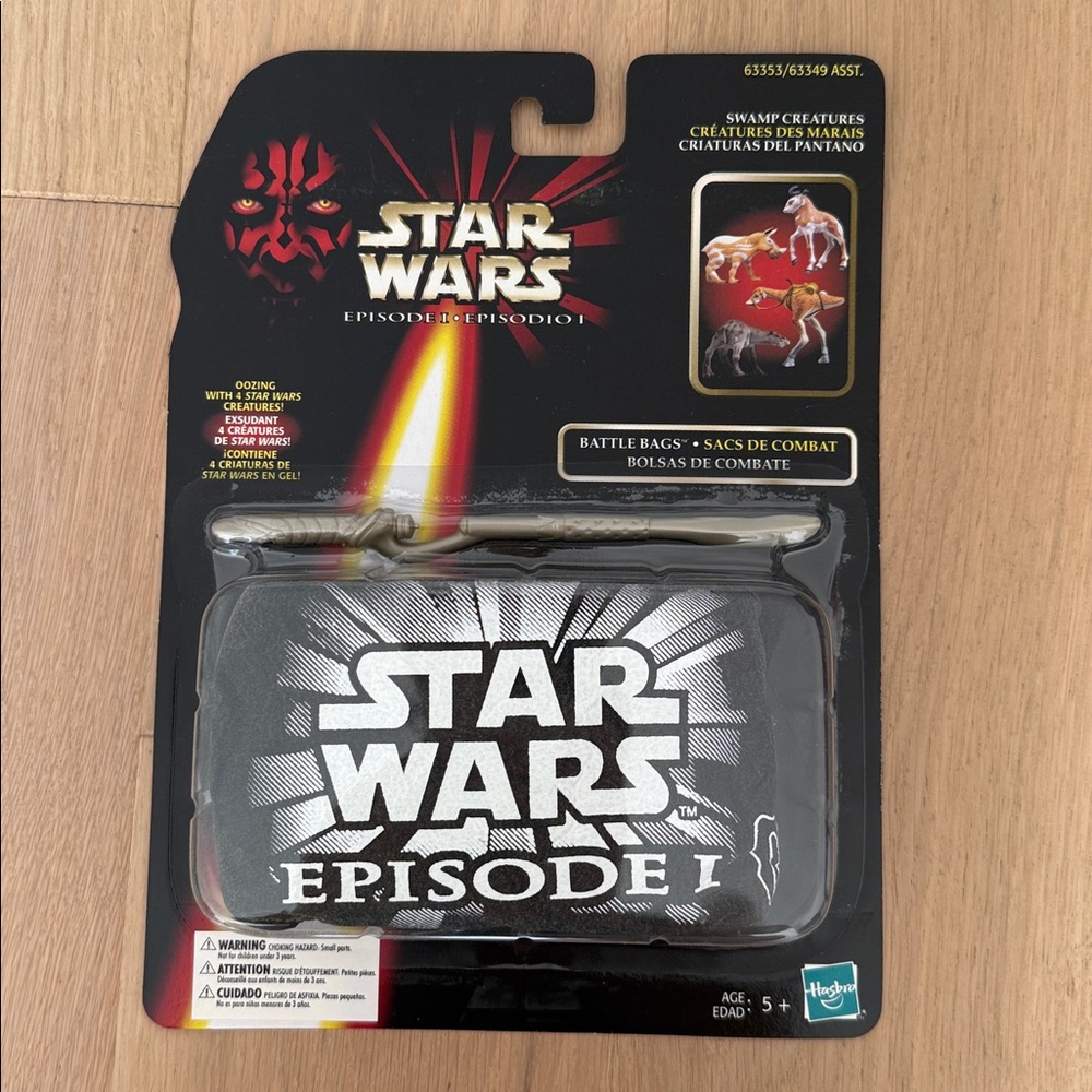 NEW Hasbro Star Wars Episode I Battle Bags - Black and White